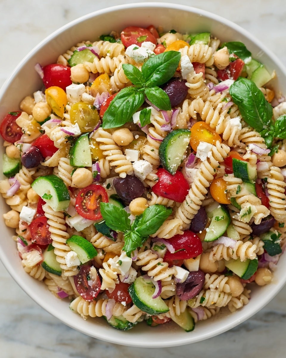 Whip Up This 20-Minute Greek Pasta Salad: Perfect for Any Meal
